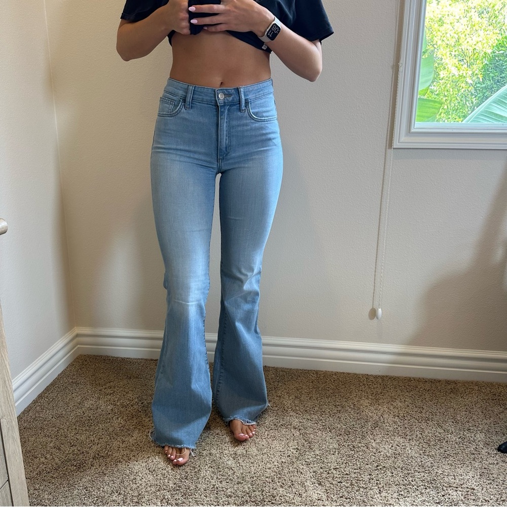 Joe's Jeans Sky Blue Wide Leg Denim